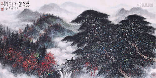 黎雄才 (款)    山水