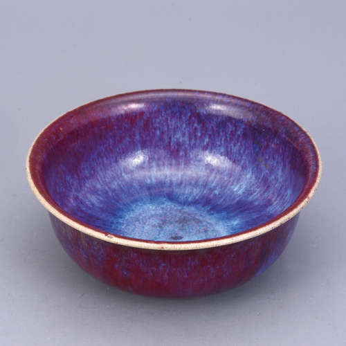 清中期 窯紋釉撇口碗