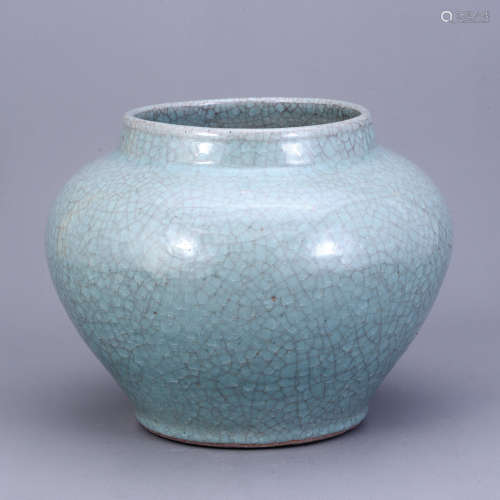 十七世紀 青釉罐