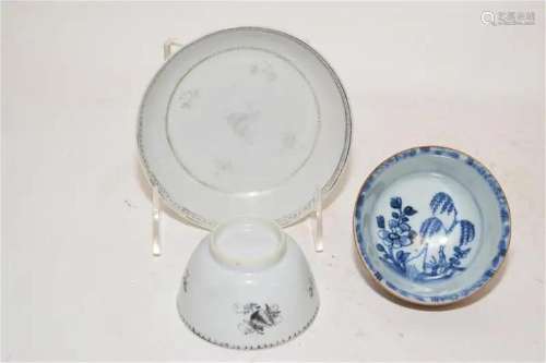 Three 18-19th C. Chinese Porcelain Tea Wares