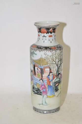 19th C. Chinese Porcelain Famille Rose Vase