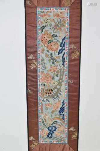 Qing Chinese BeiJing Dazi Style Embroidery