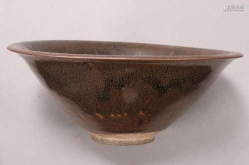 Chinese Hare's Fur Glaze Bowl,