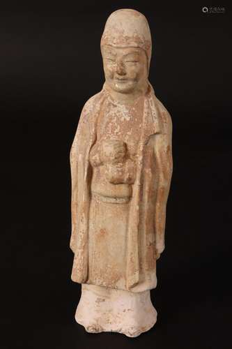 Chinese Tang Dynasty Attendant Figure,