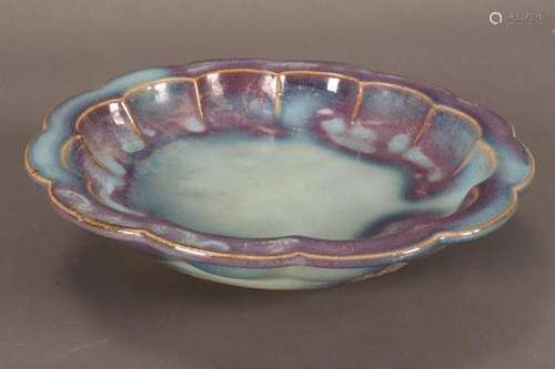 Chinese Jun Splash Dish,