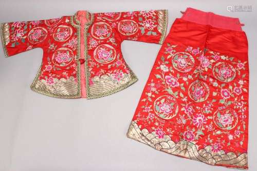 Chinese Republic Period Embroidered Jacket and