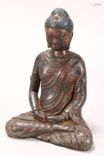 Sino-Tibetan Bronze Buddha,