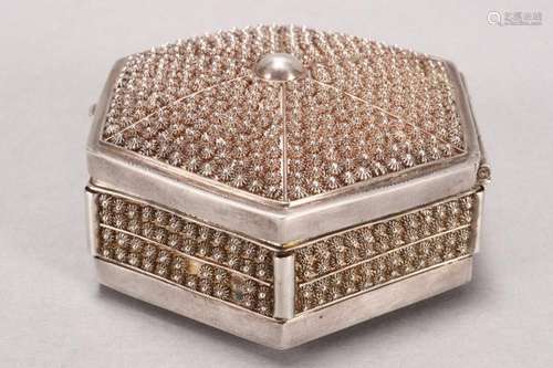 Burmese Silver Box,