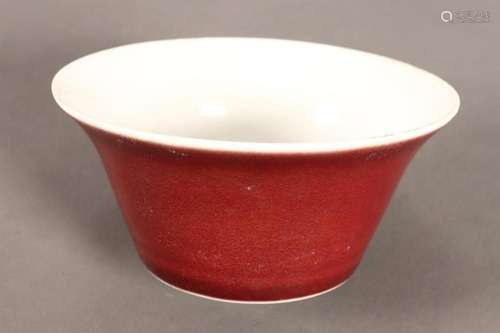 Chinese Sang de Boeuf Porcelain Bowl,