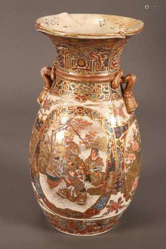 Satsuma Meiji Period Vase,