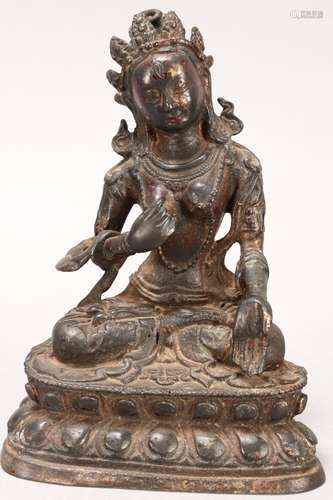 Sino-Tibetan Bronze Tara,