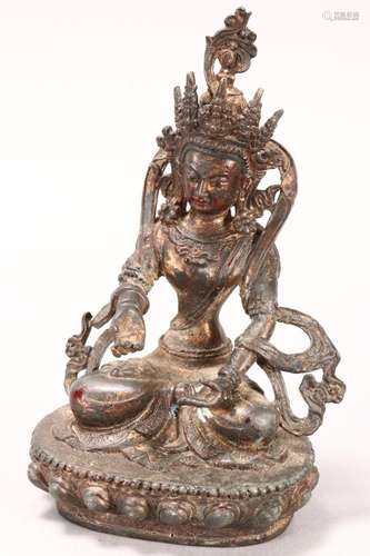 Sino-Tibetan Bronze Tara,