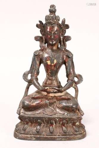 Sino-Tibetan Bronze Tara,