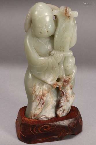 Large Chinese Jade Carving,