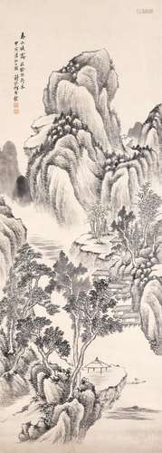 何維樸　春山曉霽 | He Weipu, Spring Mountains