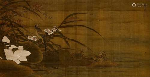 林良(款)　荷塘小鳥 | Attributed to Lin Liang, Bird on the Lot...