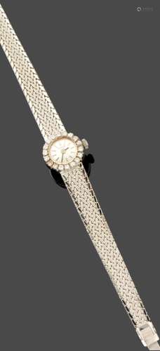 COSMOS.
Montre de dame en or blanc 18k (750), à mouveme