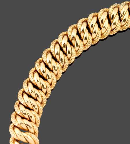 Bracelet maille torsadée
En or jaune 18k (750), à maill