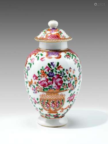 Petit pot à thé en porcelaine. Chine, XVIIIe siècle pou