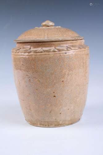 Pot couvert en grès émaillé.
Chine Epoque Song (960-127
