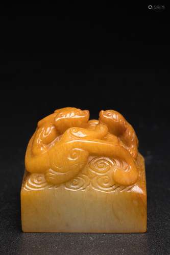 QING TOPAZ CHILONG SEAL