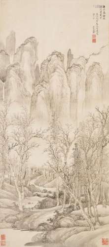 Attributed to Wang Hui (1632-1717) Landscape