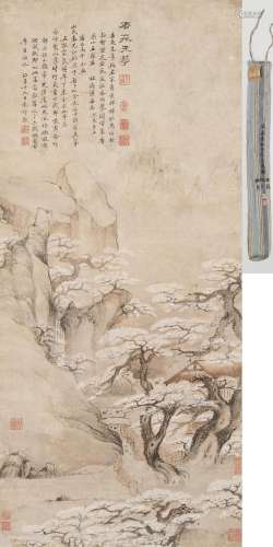 Attributed to Gao Fenghan (1683-1749) Plum Blossoms
