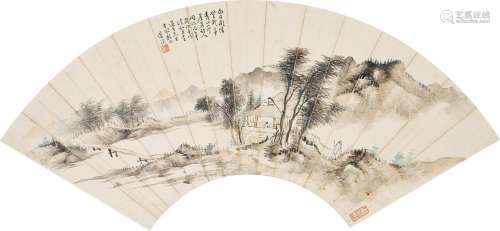 Shi Zhenran (1816-1884) Landscape