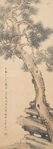 Shen Zhongqiang (1893-1974) Pine