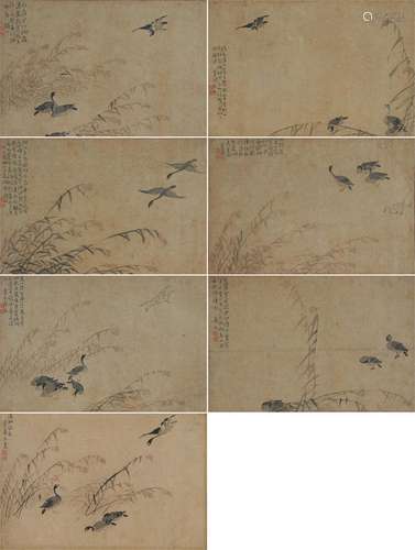 After Bian Shoumin (1684-1752) Wild Geese