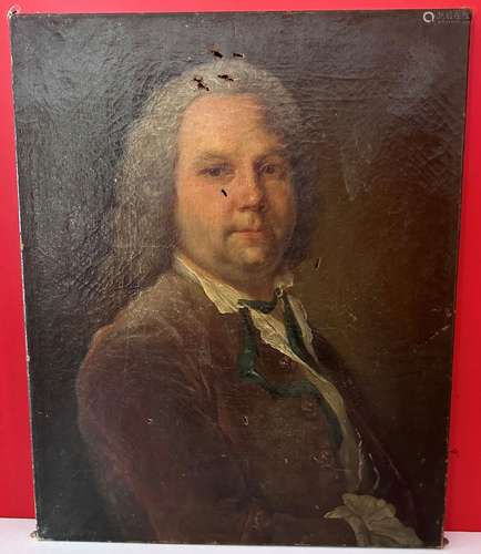 ECOLE Française fin XVIIIe siècle - Portrait d'artiste.