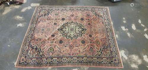 Tapis Sarouk (chaîne et trame en coton, velours en lain