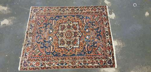 Tapis Bakthiar (chaine et trame en coton, velours en la