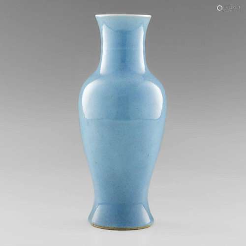 A Chinese celadon vase, Republic period