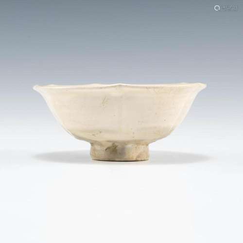 A Chinese white-glazed cup, Song dynasty