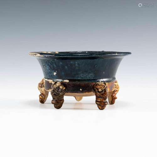 A Chinese sancai jardiniere, Tang dynasty