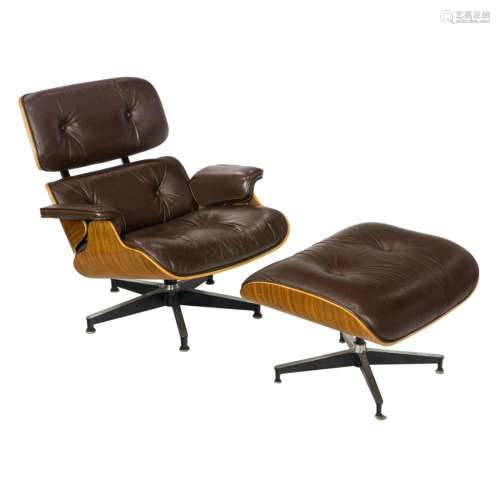 Charles and Ray Eames, 670 and 671 Lounge Chair and Ottoman