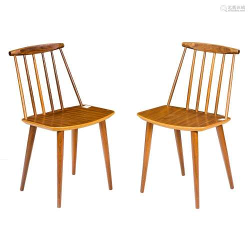 Folke Palsson, J77 Chairs, Pair