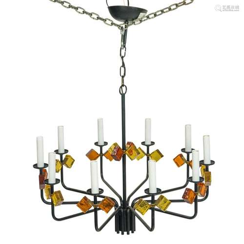 Svend Aage for Holm Sorensen, Chandelier