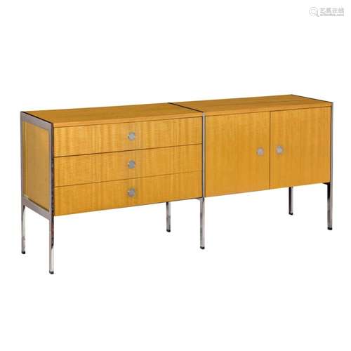 Ward Bennett, H Frame Storage Cabinet