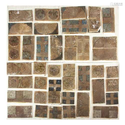 (lot of 46) Tue Poulsen, Tiles