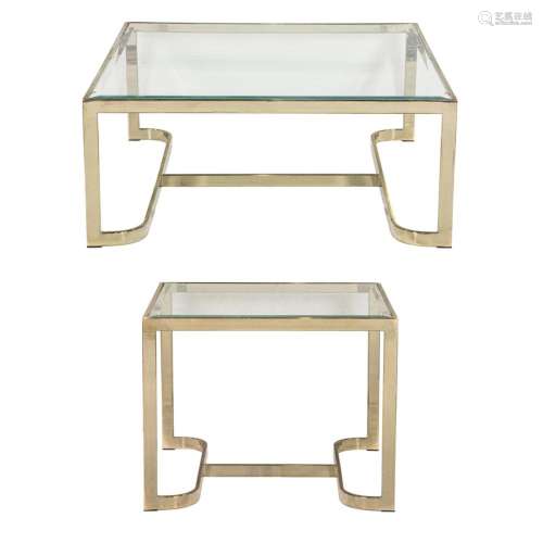 Modern, Coffee Tables, Suite of 2