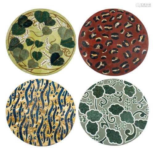 Contemporary, Table Tops, Four