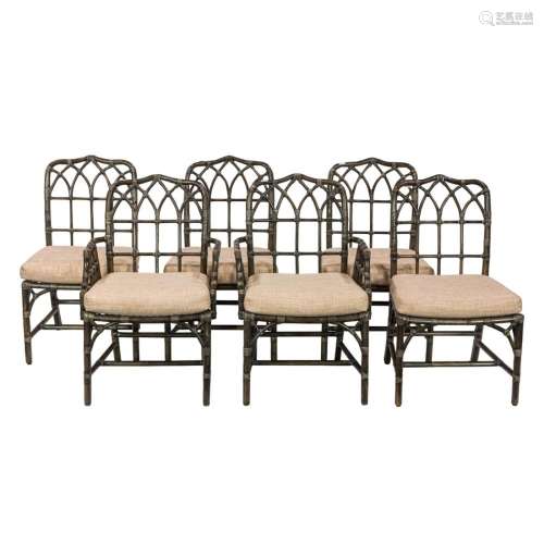 McGuire Dining Set, Suite of Seven