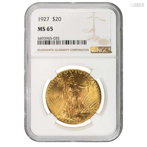 1927 $20 Gold St