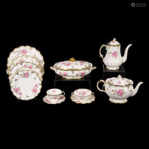 An extensive Royal Crown Derby porcelain dinner service in t...