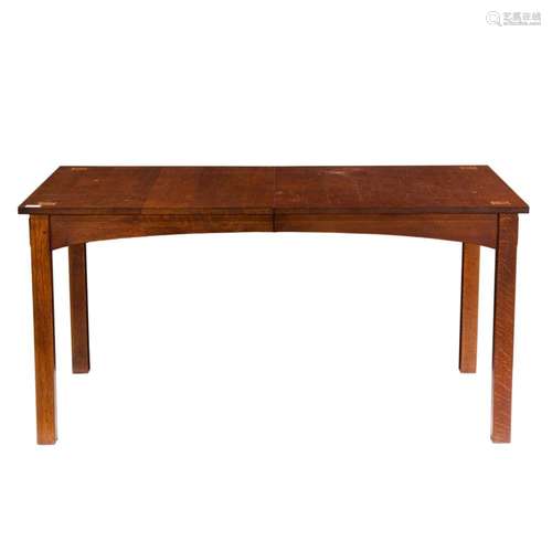 A Stickley (Audi) Harvey Ellis Arts and Crafts style inlaid ...