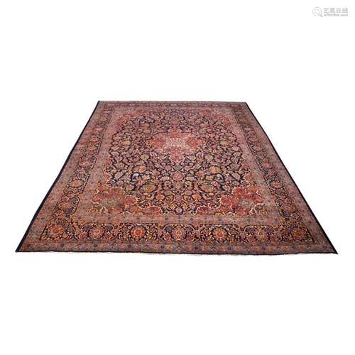 An antique Persian Kashan carpet, 8'8" x 11'9&q...