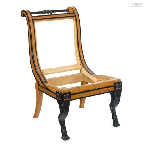 Regency style side chair