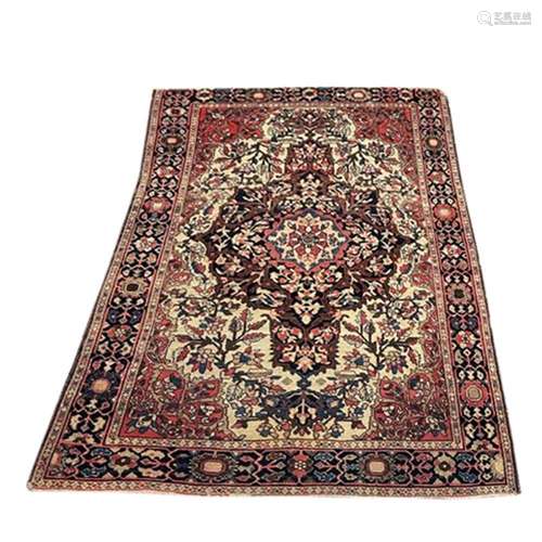 An antique Persian carpet